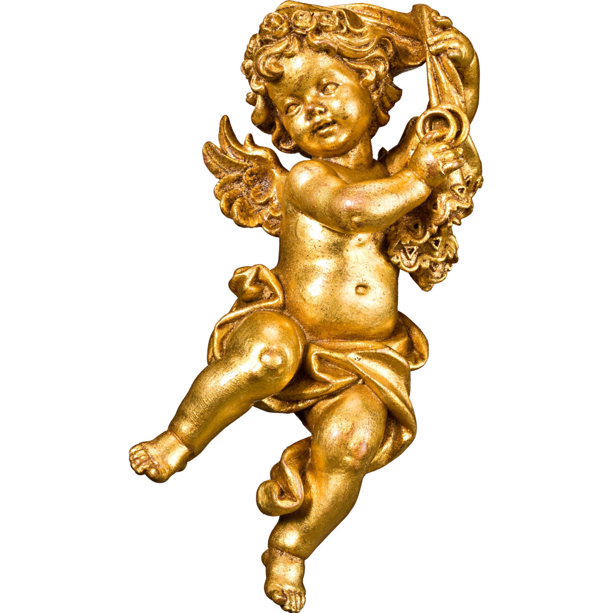 Ángel Bergland con anillos de boda